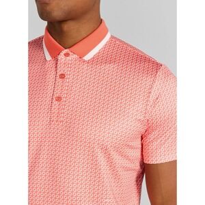 NEW REDVANLY Men's Size XL‎ Divine Performance Golf Polo Shirt Coral MSRP $110